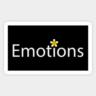 Emotions artistic text design Magnet